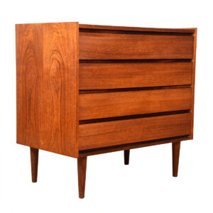 Pair Scandinavian Teak Bachelor Chests | Dressers