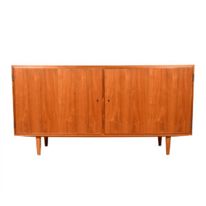Danish Teak Locking Storage Cabinet | Door Sideboard