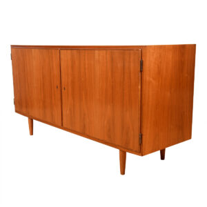 Danish Teak Locking Storage Cabinet | Door Sideboard