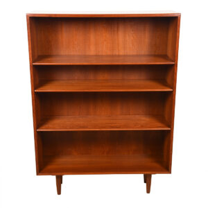 Borge Mogensen Danish Teak Adjustable Shelf Bookcase