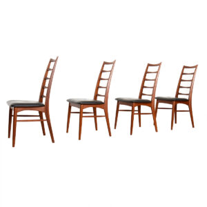 Set of 4 – 8 Danish Teak Koefoeds Hornslet Side Dining Chairs