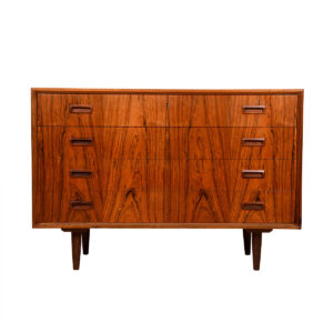 Bornholm Danish Rosewood 4-Drawer Dresser | Chest by Johannes Sorth
