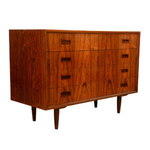 Bornholm Danish Rosewood 4-Drawer Dresser | Chest by Johannes Sorth