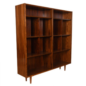 Danish Modern Rosewood Adjustable Bookcase