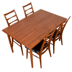 Expanding Danish Modern Teak Small/Medium Dining Table