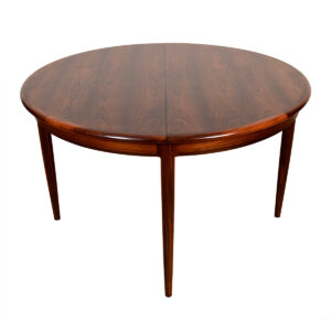 Danish Rosewood Expanding Dining Table w. Butterfly Leaf