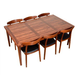 Danish Modern Rosewood Colossal Expanding Dining Table