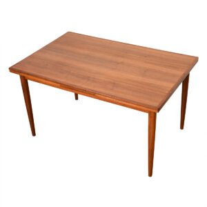 Apartment-Sized Danish Expanding Rectangle Dining Table