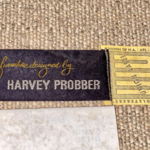 Harvey Probber Lounge Chair + Ottoman