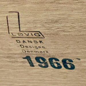 78″ Lovig Danish Modern Teak Tambour Door Credenza | Room-Divider