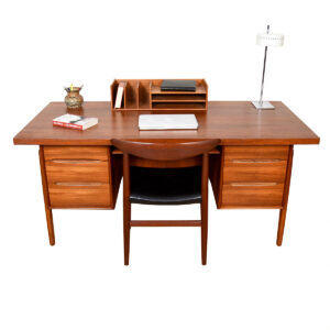 Luscious..Danish Modern Teak Designer Desk