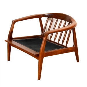 Vintage Walnut Spindle Back Club | Easy Chair