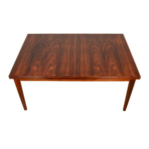 Exquisite Danish Modern Rosewood Expanding Dining Table