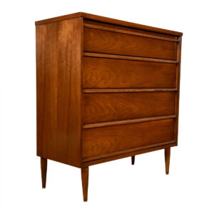 40″ x 43″ Mid-Century Modern Walnut Dresser