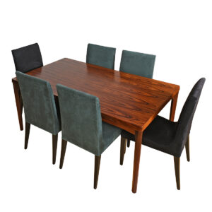 Contemporary Dining Chairs from DC’s Theodore’s — Set of 6 Upholstered in Ultra Suede