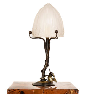 Petite Art Nouveau Table Lamp