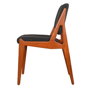 Arne Vodder Set of 4 Danish Dining Side Chairs w. Pivoting Backrest