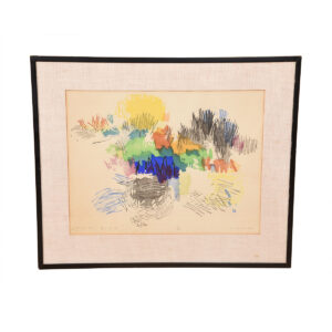 ‘Summer Stream’ Colorful Japanese Abstract Print