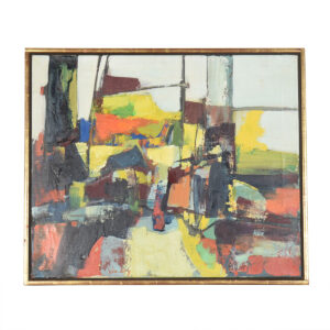 Colorful MCM Abstract Expressionism Painting