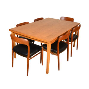 Danish Modern Expanding Dining Table