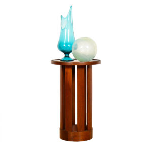 MCM Tall Cylindrical Accent | Drinks Table
