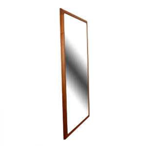Torring Danish Teak Mirror — Rectangle w. Softened Edges + Rounded Interior Corners