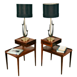 Pair of Distinctive MCM Table Lamps