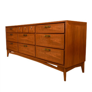 Red Lion Mid Century Modern Walnut 11-Drawer Dresser | Credenza #2