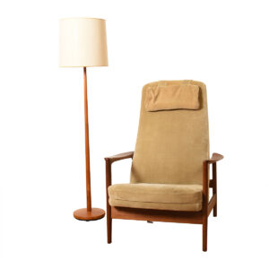 Dux of Sweden Teak Reclining Lounge Chair