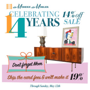 Mother’s Day Sale thru Sunday, May 12th — Take 14% to 19% OFF!