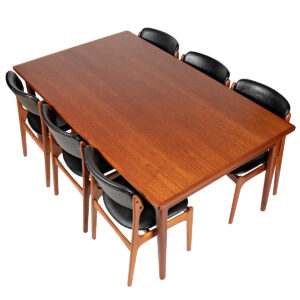 Impressive Danish Teak Expanding Colossal Dining Table
