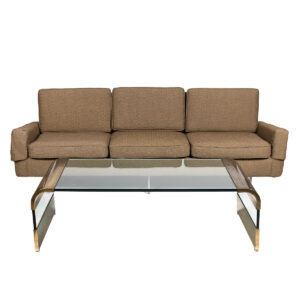 Ultra ’80s Glass Waterfall Coffee Table