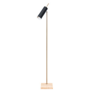 DWR Modernist Floor Lamp w. Travertine Base