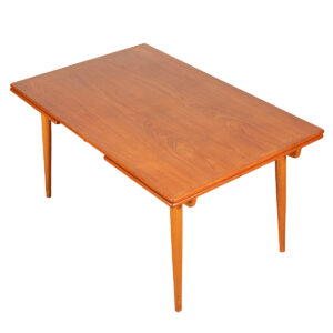 Hans Wegner’s Iconic AT-312 Danish Teak Expanding Dining Table