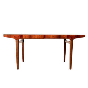 A Delightful Early Johannes Andersen Brazilian Rosewood Expanding Dining Table