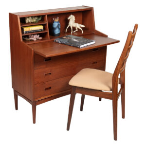 1950’s Danish Modern Teak Secretary-Desk | Vanity | Dresser