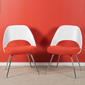 Pair, Saarinen Executive Side Chairs by Knoll