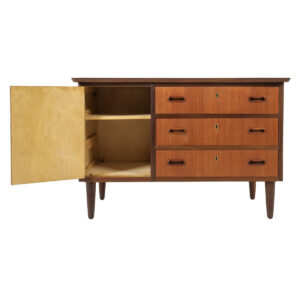The 38″ Mini-Sideboard | Cabinet in Two-Tone Danish Teak