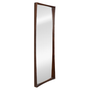 Danish Modern Mirror in Brazilian Rosewood w. Graduated Sides