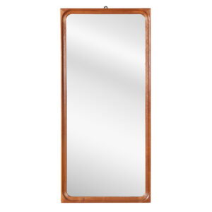 Povl Dinesen NR. 140 Danish Mirror in Thick-Solid-Teak w. Channeled Edges