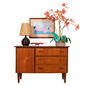 The 38″ Mini-Sideboard | Cabinet in Two-Tone Danish Teak