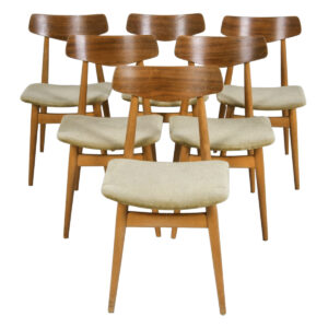 Set of 6 Danish Teak Dining Chairs by Farstrup Mobelfabrik