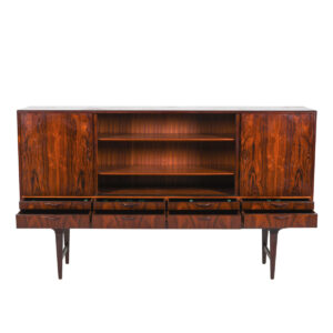 Stunning Danish Highboard | Storage Cabinet in Brazilian Rosewood + Storage Galore!