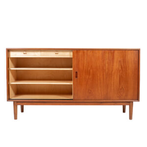 Axel Albeck (63″x35″) Danish Teak Sideboard | Serving Cabinet c. 1950s