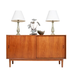 Axel Albeck (63″x35″) Danish Teak Sideboard | Serving Cabinet c. 1950s
