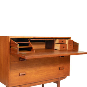 Danish Teak Chest of Drawers | Vanity w. Mirror by Borge Mogensen