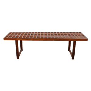Teak Lattice Coffee Table | Bench by Peter Lovig, Denmark