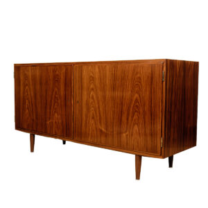 Studio Sized — Danish Rosewood Sideboard | Locking Cabinet
