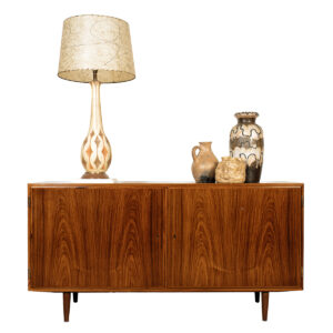 Studio Sized — Danish Rosewood Sideboard | Locking Cabinet
