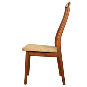 Set of 6 Danish Modern Teak Dining Chairs w. Lumbar Support
